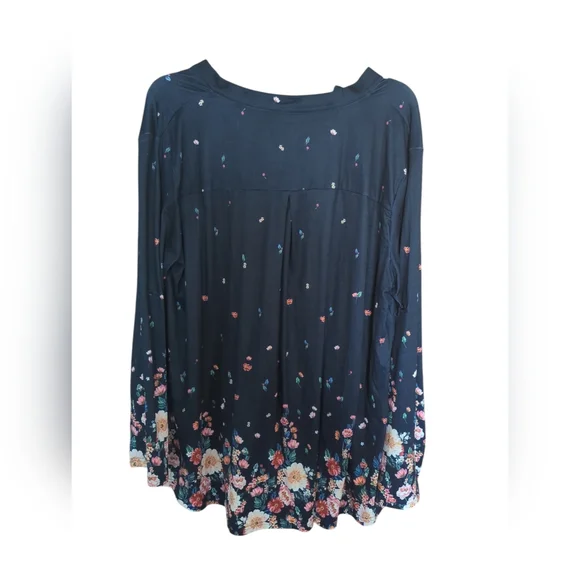 AMCLOS Navy Blue Womens Plus Size Top Size 4XL. - Picture 5 of 8